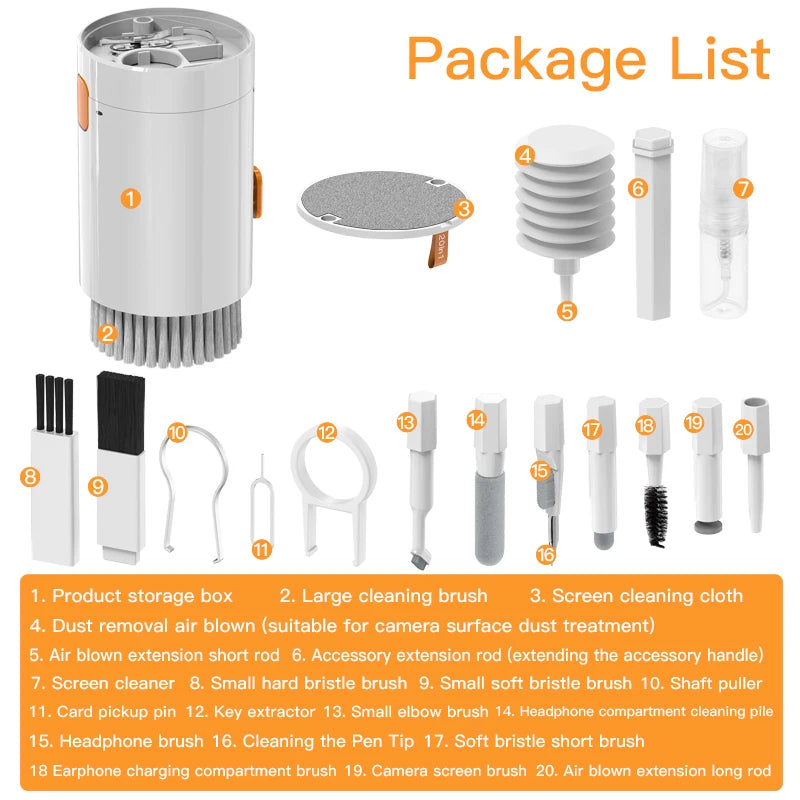 CleanMagicKit™ – El kit 20 en 1 que limpia tus gadgets como por arte de magia